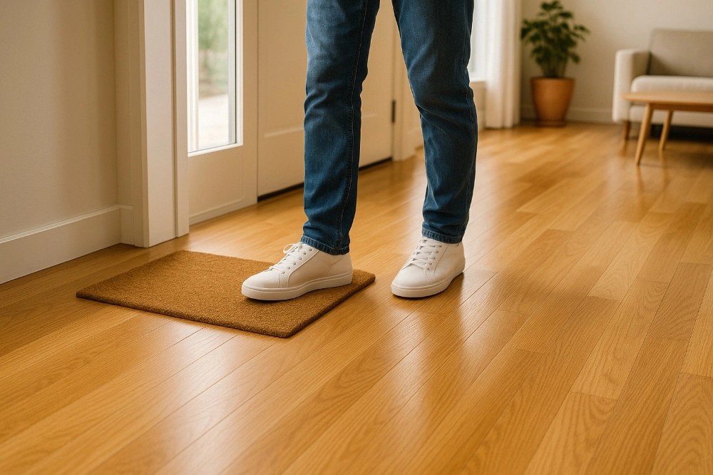 Cómo proteger el parquet en casas donde se usan zapatos dentro