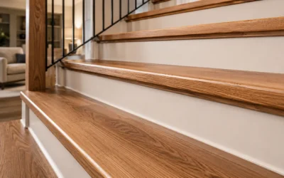 Mamperlanes: remates de escalera para suelo de madera
